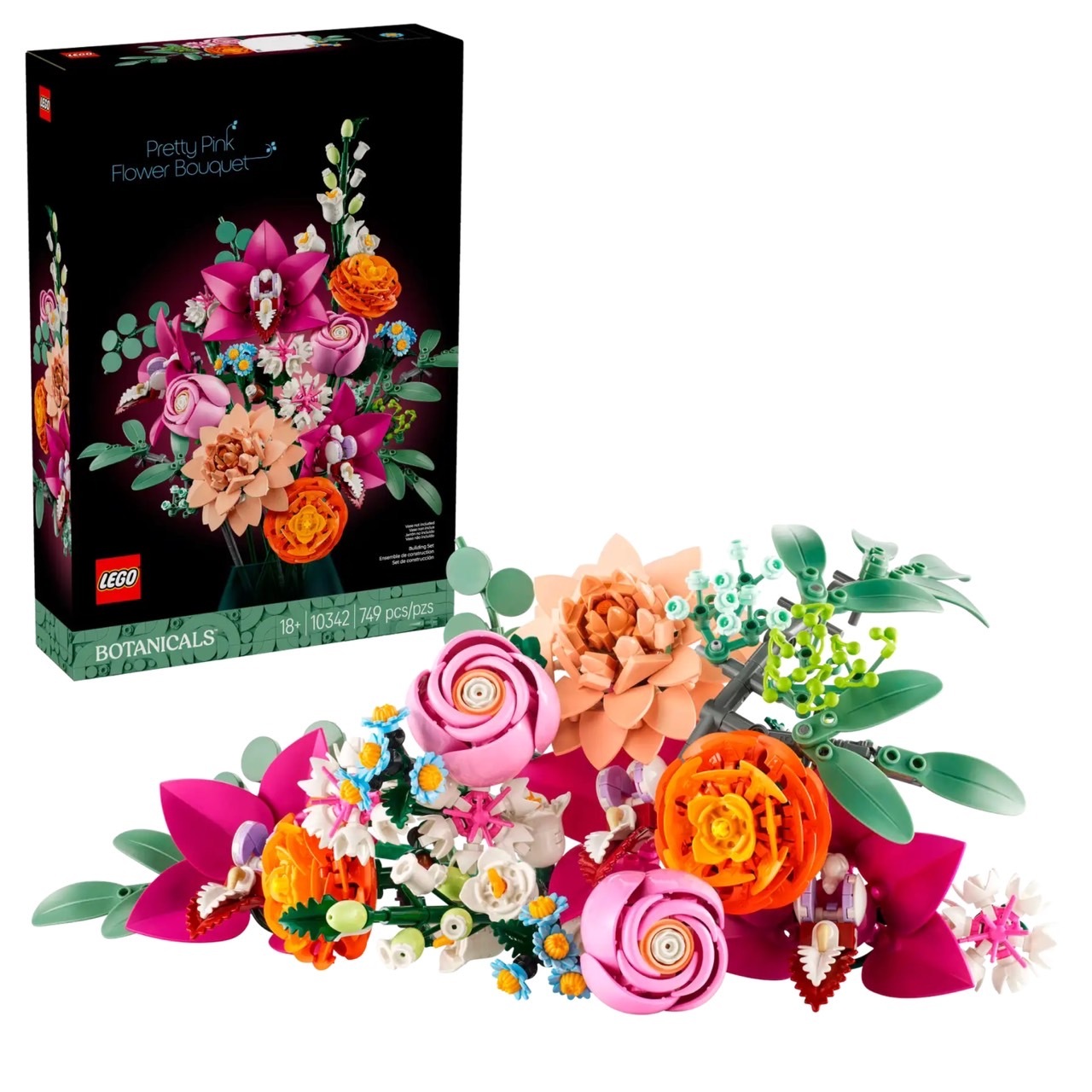 優雅粉紅花束 Pretty Pink Flower Bouquet Icons