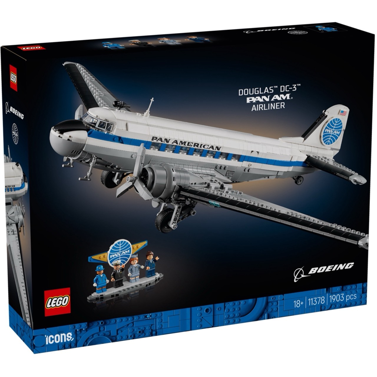 道格拉斯 DC-3 PAN AM 客機 樂高® Icons