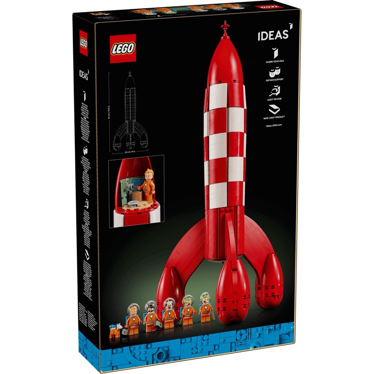 Tintin 登月火箭 樂高® IDEAS 照片2
