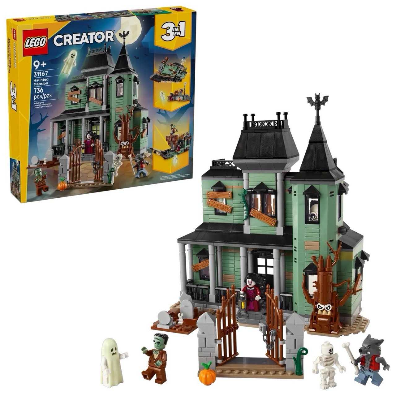 鬧鬼豪宅 Haunted Mansion 樂高® 3 in 1