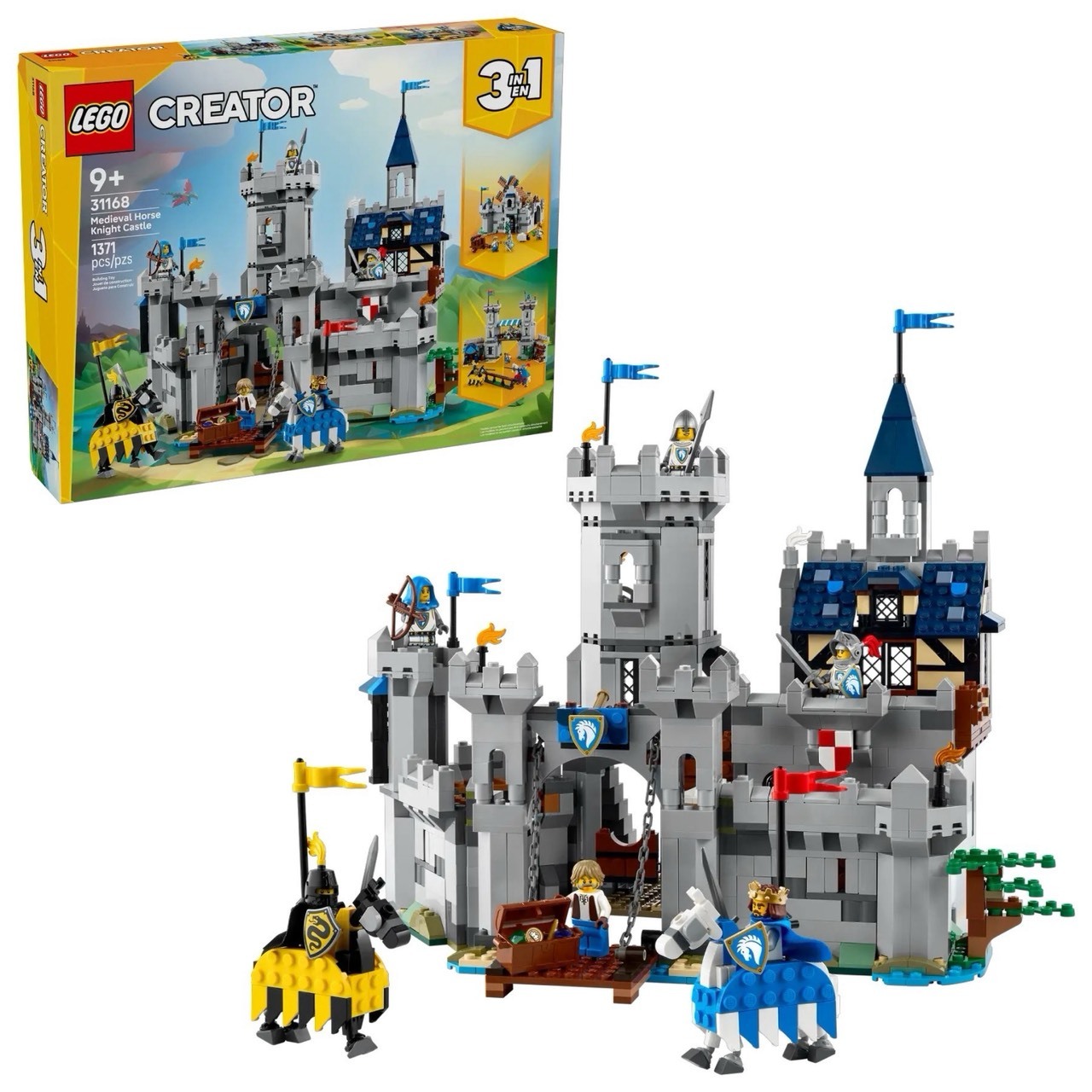 中世紀騎士城堡 Medieval Horse Knight Castle 樂高® 3 in 1