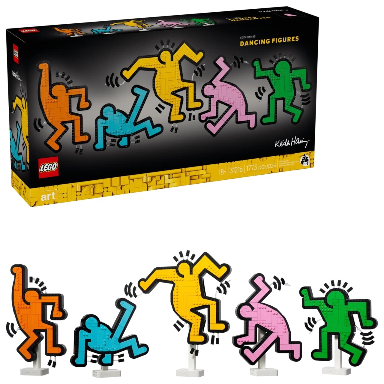 凱斯 哈林 -跳舞小人 Keith Haring - Dancing Figures