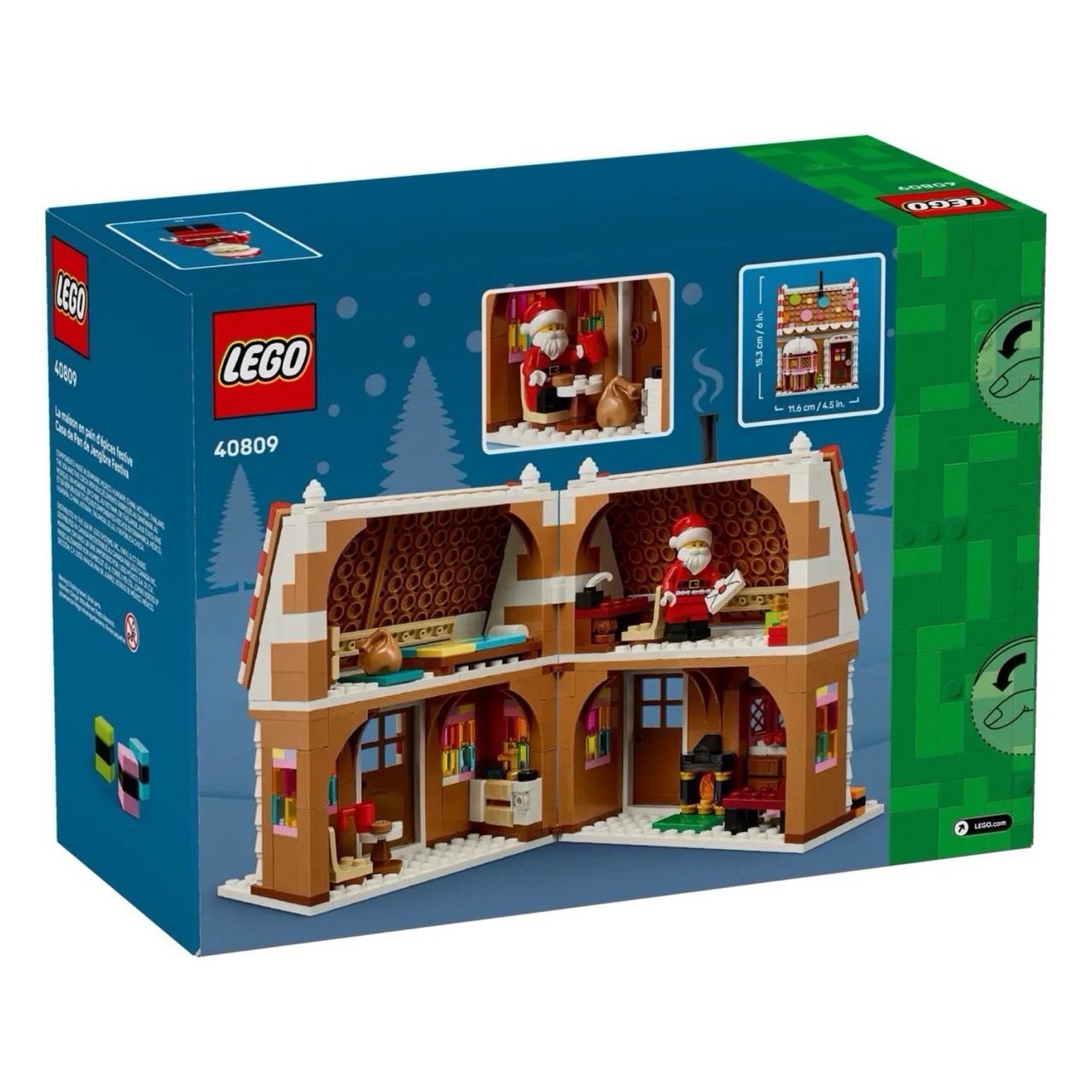 節慶薑餅屋 Festive Gingerbread House 樂高® Iconic 照片2