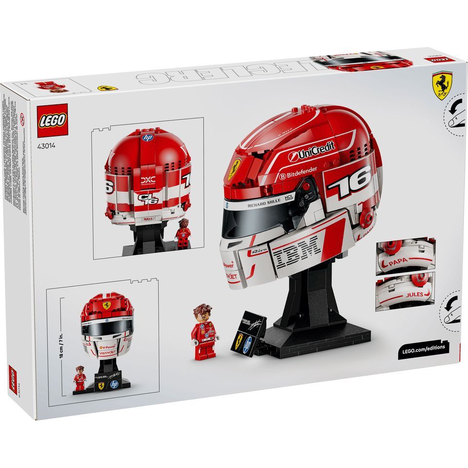 Scuderia Ferrari HP Charles Leclerc 頭盔 照片2