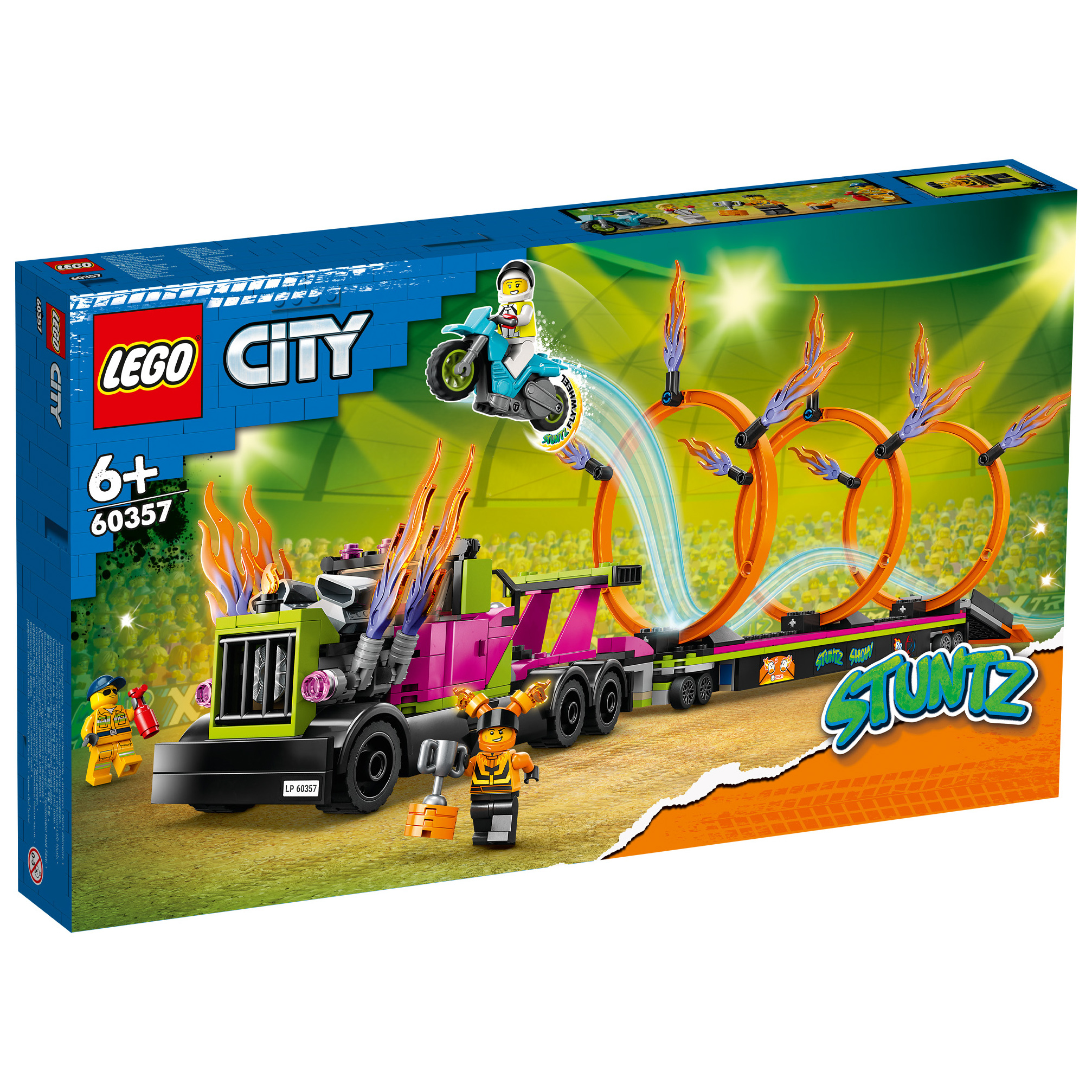 LEGO 60357 特技卡車和火圈挑戰組