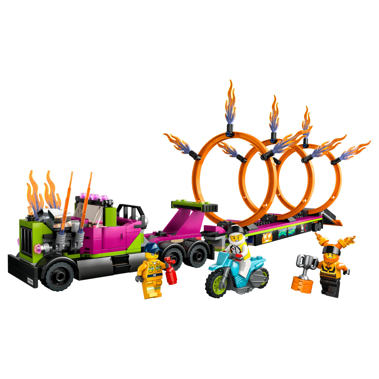LEGO 60357 特技卡車和火圈挑戰組 照片2