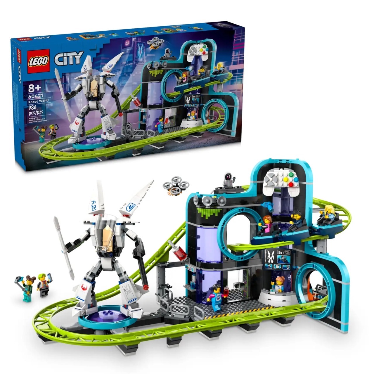 LEGO 60421 機器人世界雲霄飛車樂園 Robot World Roller-Coaster Park
