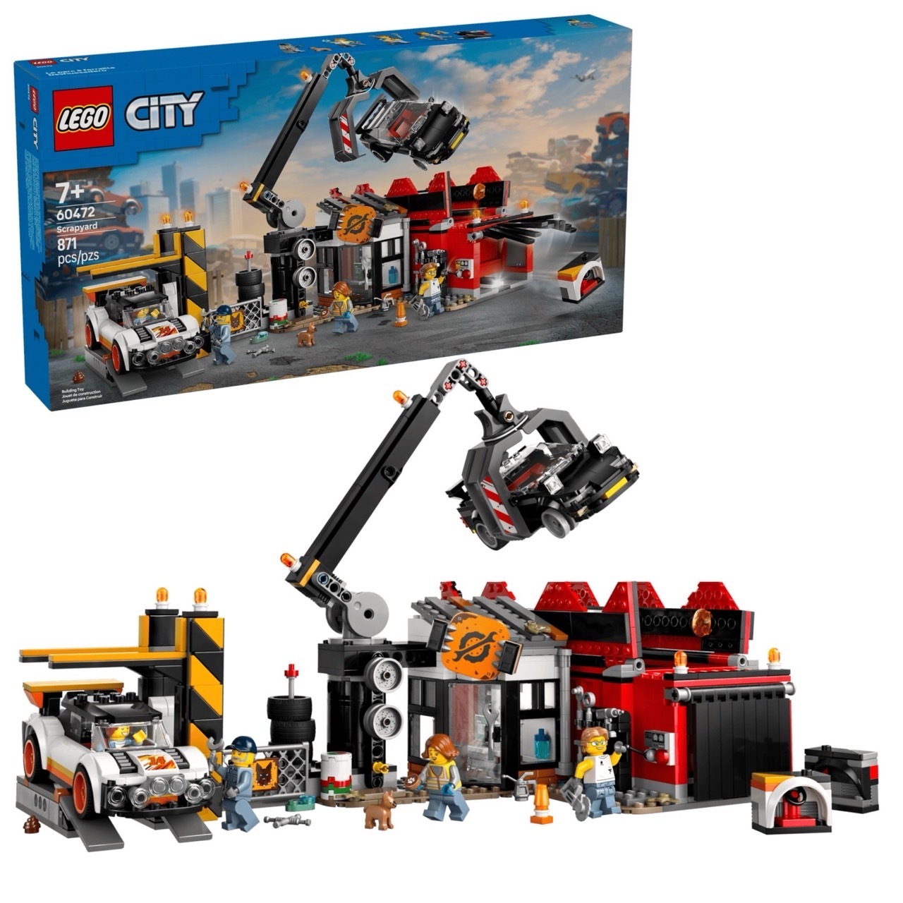 LEGO 60472 廢車場和汽車 Scrapyard with Cars
