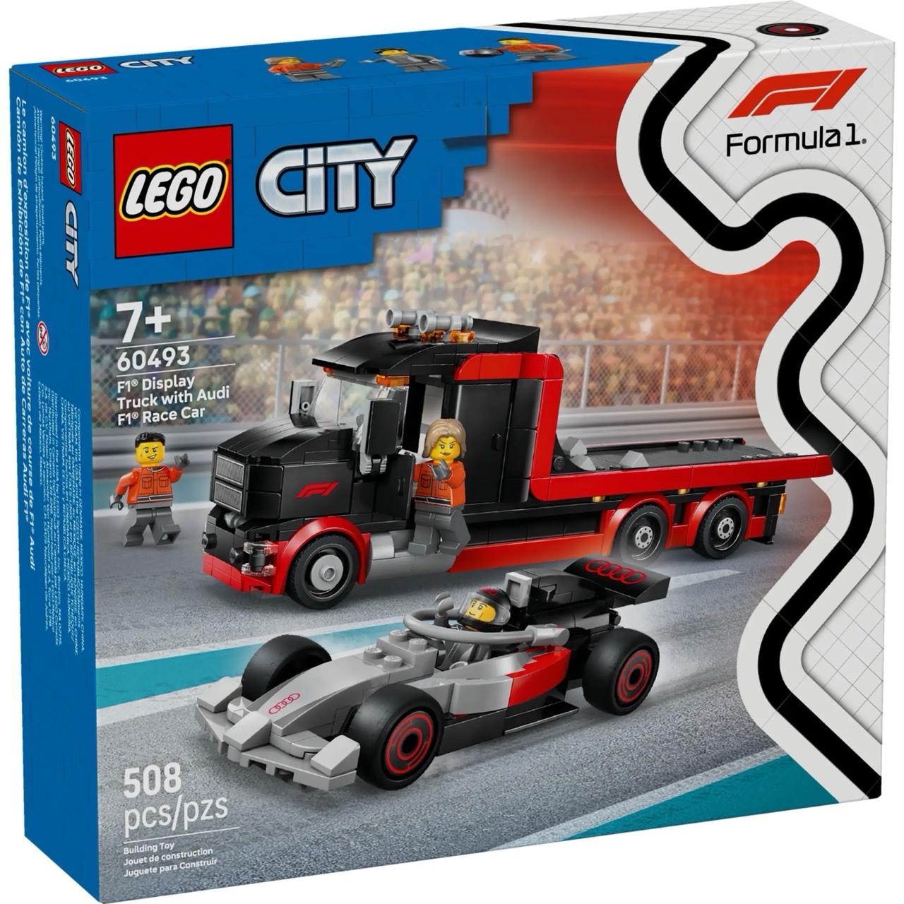 F1展示用卡車與奧迪F1賽車