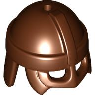 Minifigure, Headgear Helmet with Cheek Guard and Neck Protector