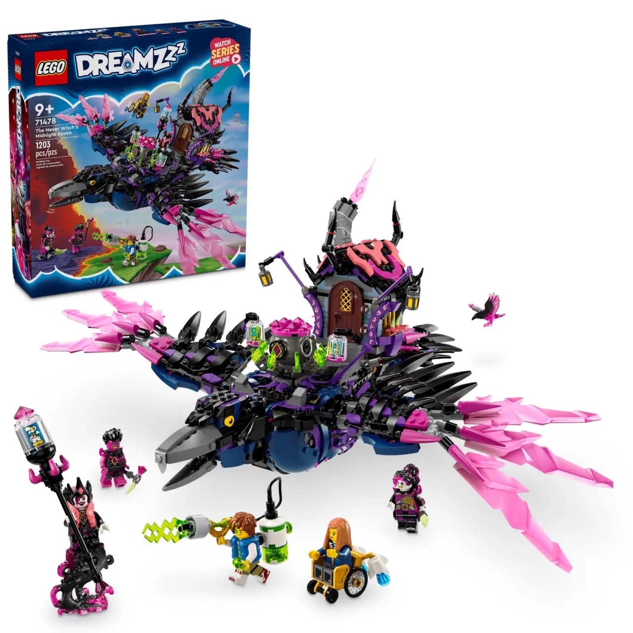 LEGO 71478 奈何女巫的暗夜渡鴉