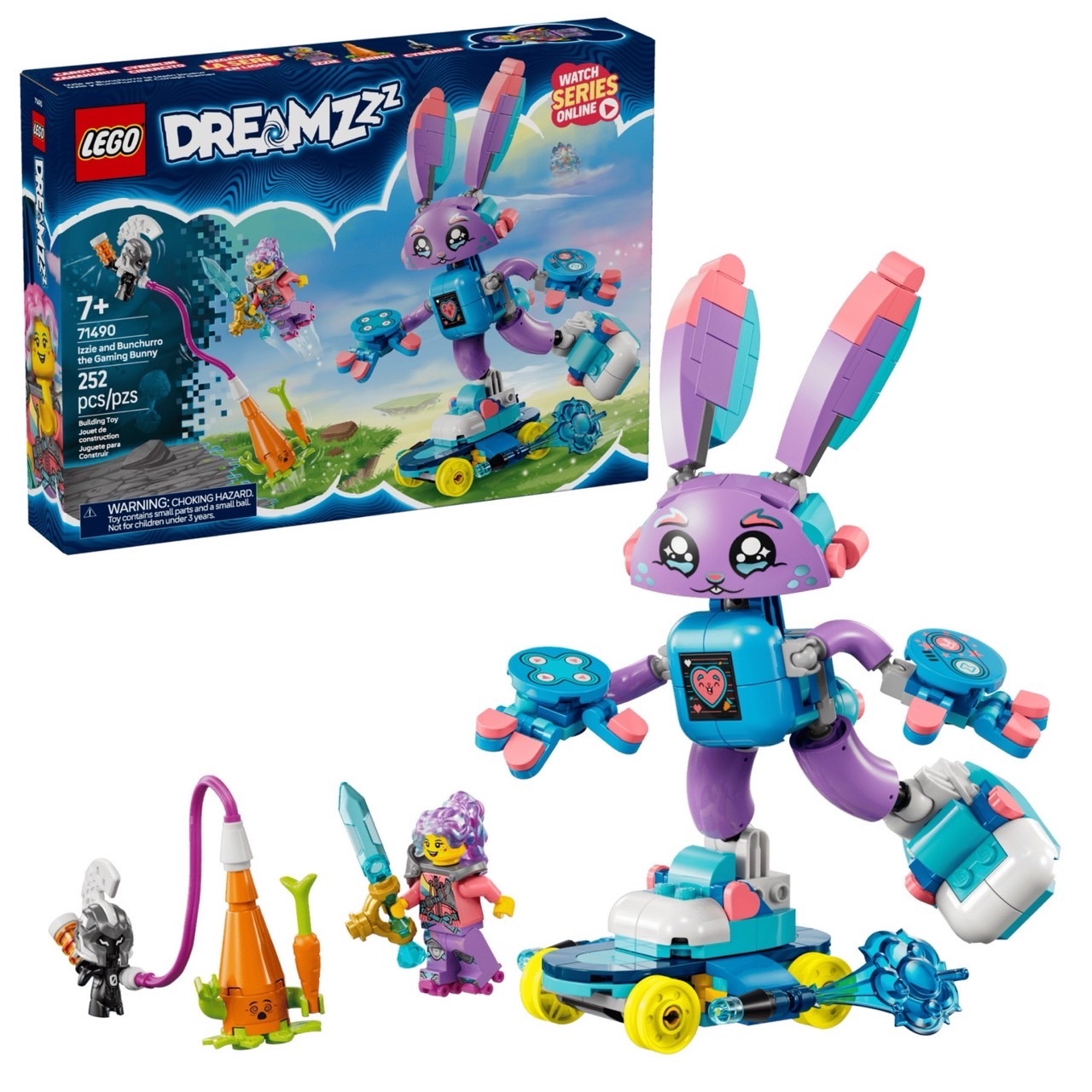 LEGO 71490 伊茲和電玩小兔邦啾洛 Izzie and Bunchurro the Gaming Bunny