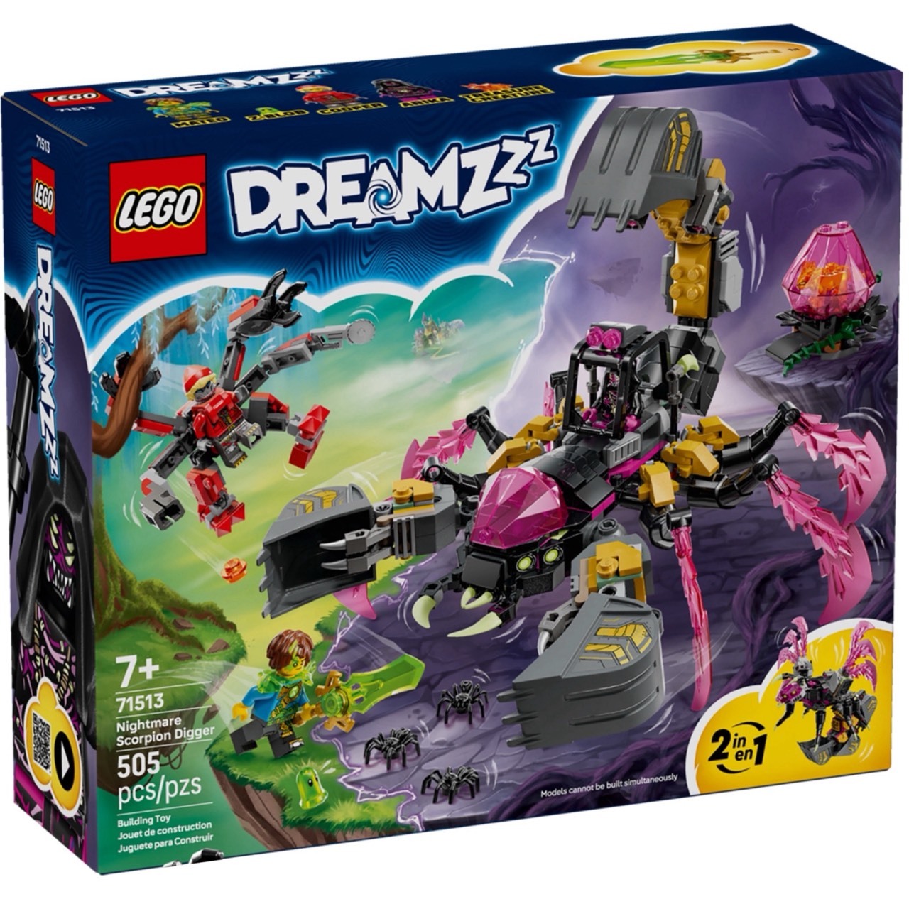 LEGO 71513 惡夢魔蠍挖土機 樂高® 追夢人的試煉