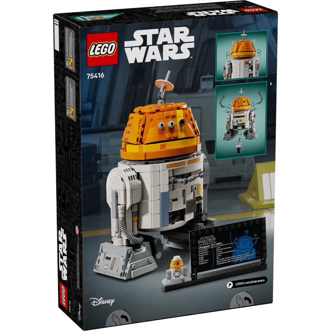 小鐵(C1-10P)™ 宇航機器人 Chopper (C1-10P)™ Astromech Droid 樂高® Star Wars™ 照片2