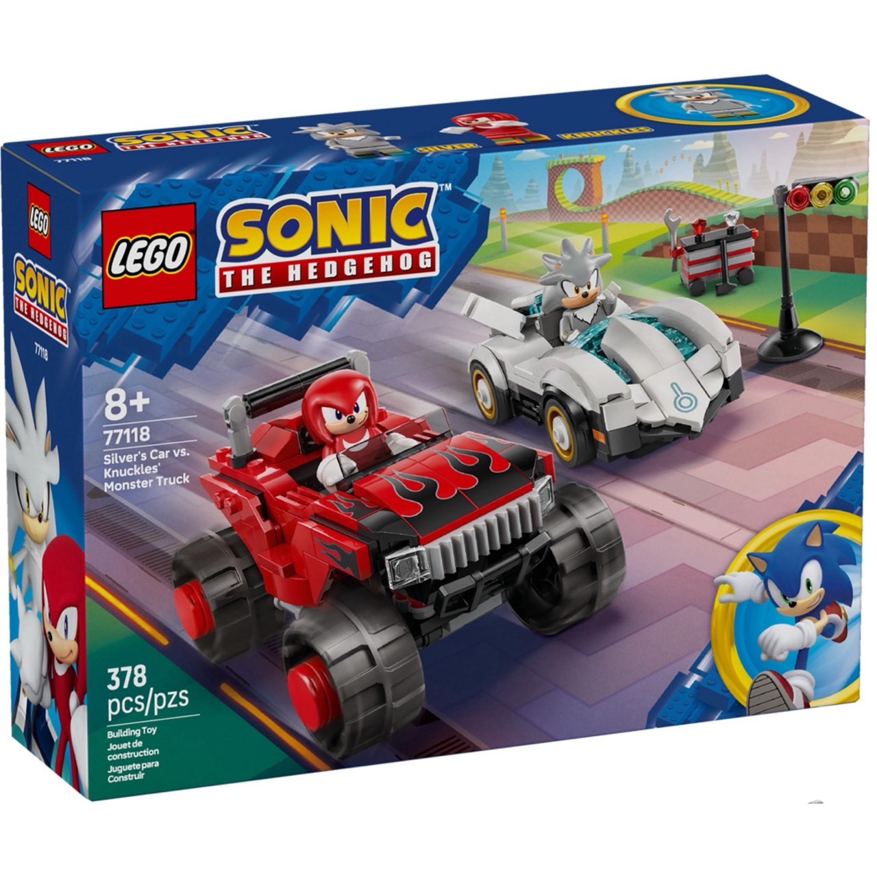 Sonic希爾嗎的車vs.納克的怪獸卡車
