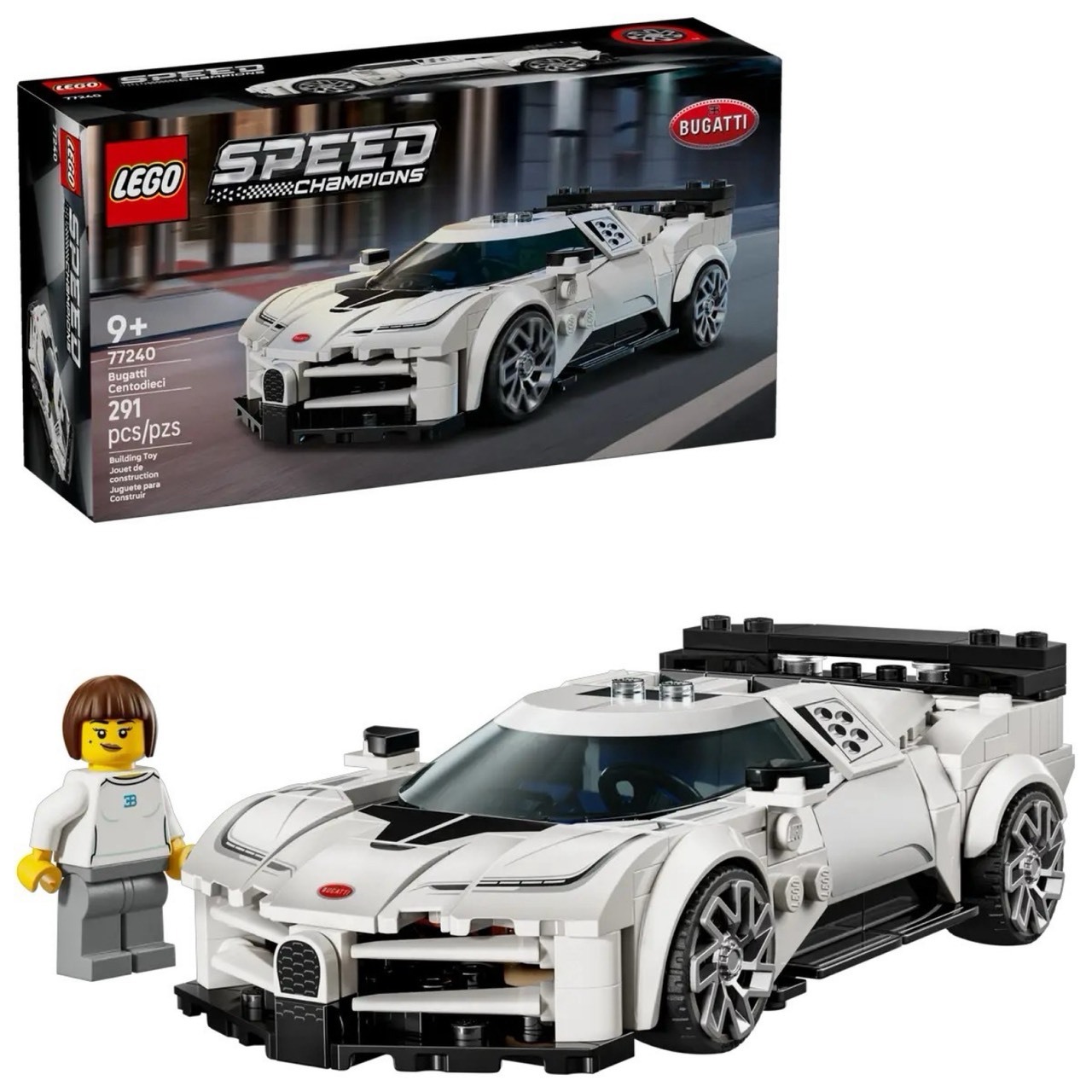 布加迪Bugatti Centodieci 極致超跑 樂高® 極速賽車