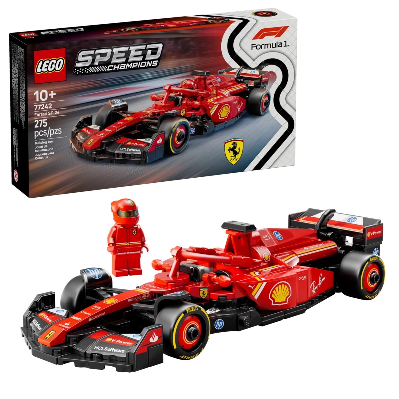 法拉利 SF-24 F1® Race Car 樂高® 極速賽車