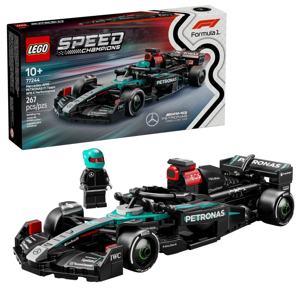 賓士AMG F1® W15 Race Car 樂高® 極速賽車
