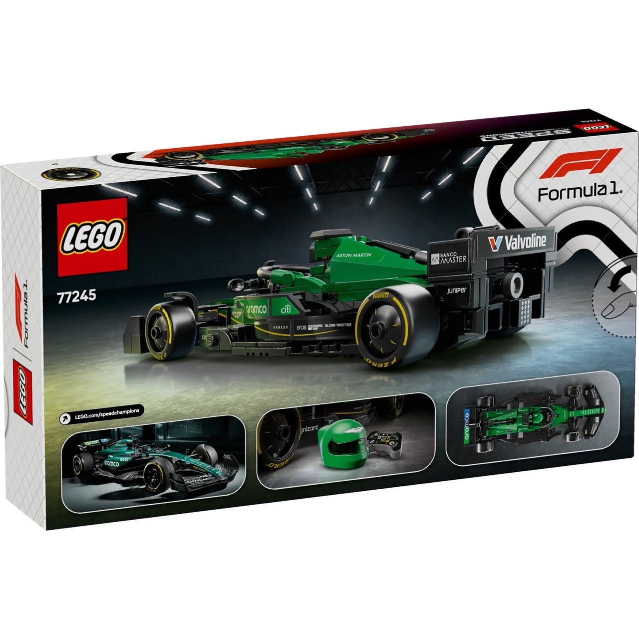 奧斯頓 馬丁 Aramco F1® AMR24 Race Car 樂高® 極速賽車 照片2