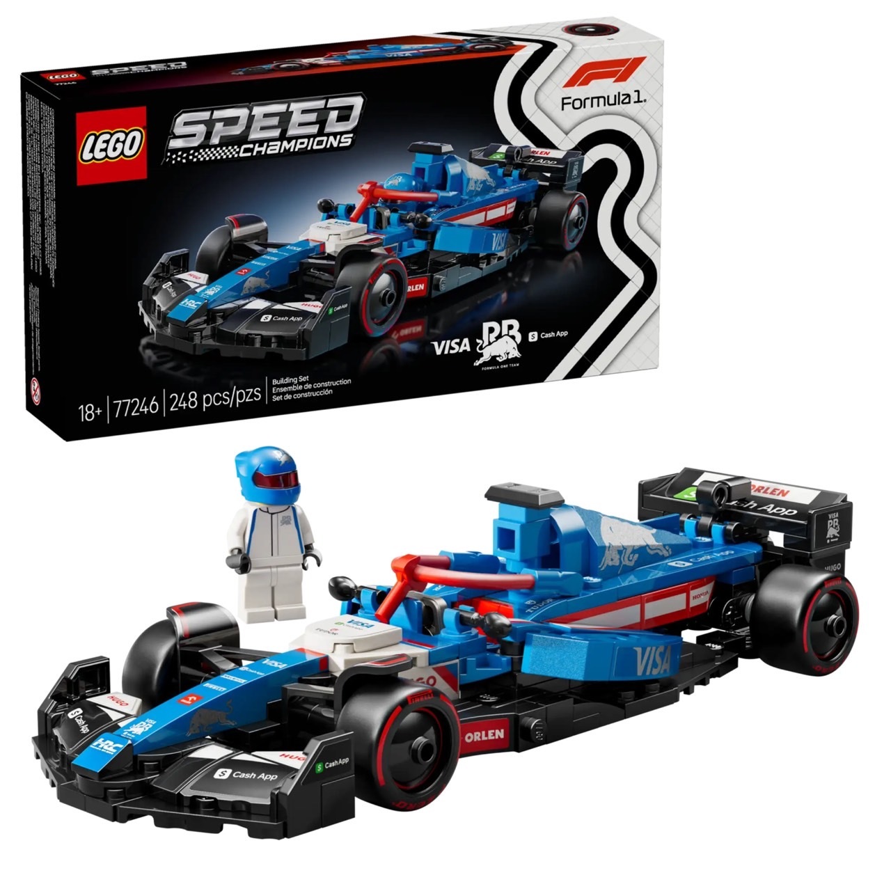 RB VCARB 01 F1® Race Car 樂高® 極速賽車