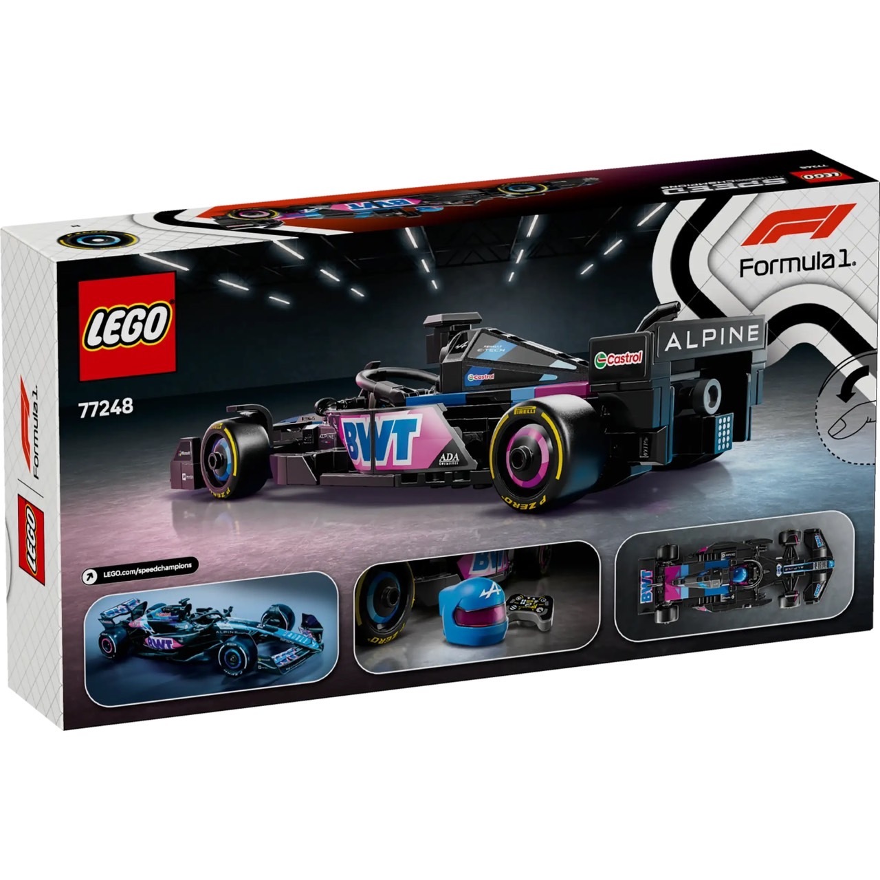 阿爾卑 F1® Team A524 Race Car 樂高® 極速賽車 照片2