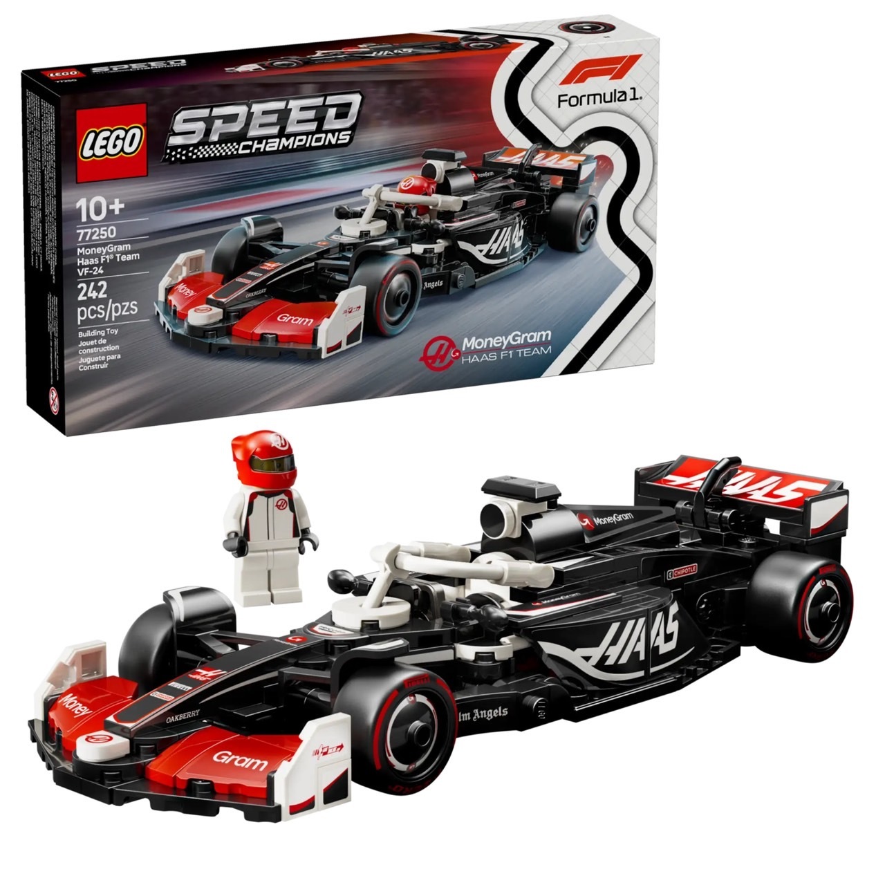 哈斯 F1® Team VF-24 Race Car 樂高® 極速賽車