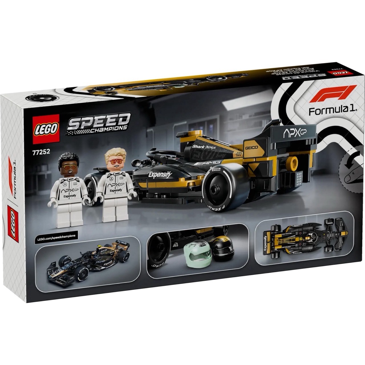 《F1® 電影》APXGP 車隊賽車 樂高® 極速賽車 照片2