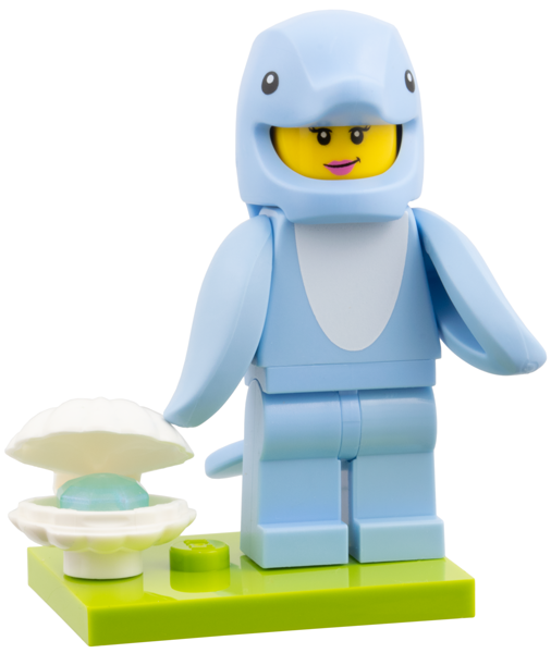 Dolphin Costume Fan